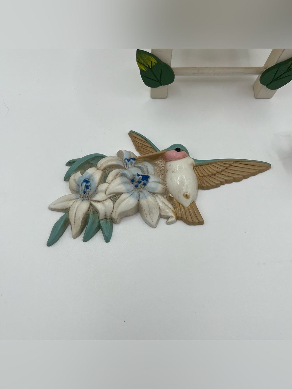 Vintage Cottagecore Decor Mini Chair Mouse Figure Bird Wall - Lot of 3 - Picture 5 of 8